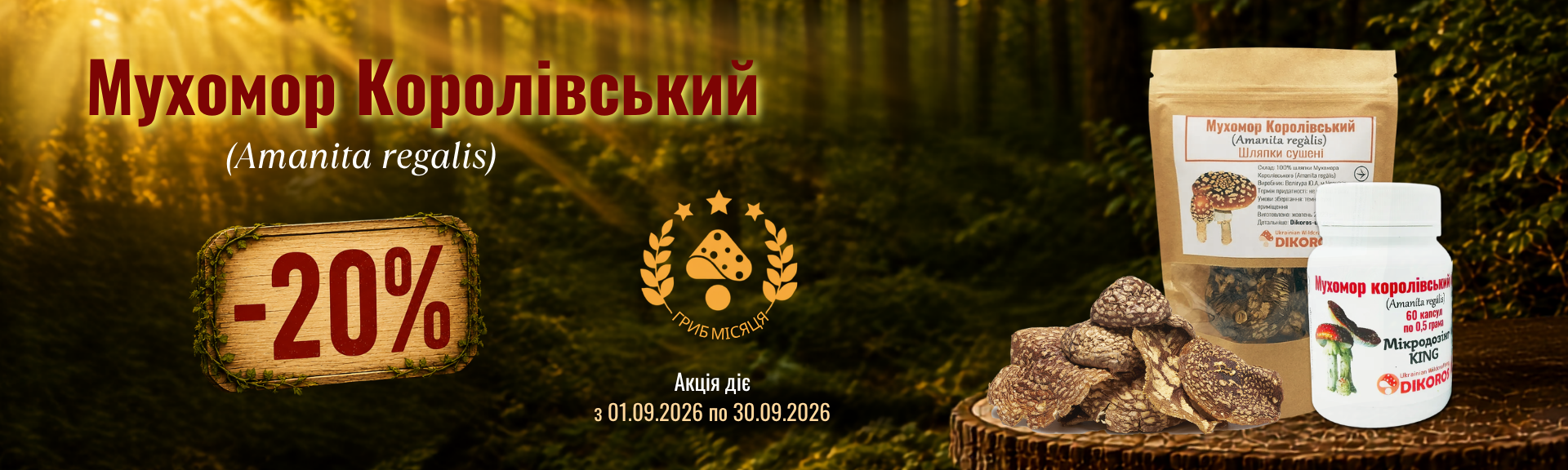 Гриб місяця