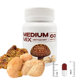 Мікродозінг MIX Medium Мухомор королівський(Aman&iacute;ta reg&aacute;lis) та Їжовик гребінчастий(Hericium erinaceus)  60 капсул по 0,5 грам МКЇГ-6005 &mdash; Dikoros